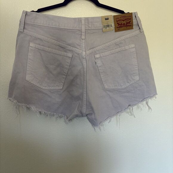 Levi's® Women's 501 Original High-Rise Jean Shorts Washed Lilac Size 33 - Picture 4 of 10